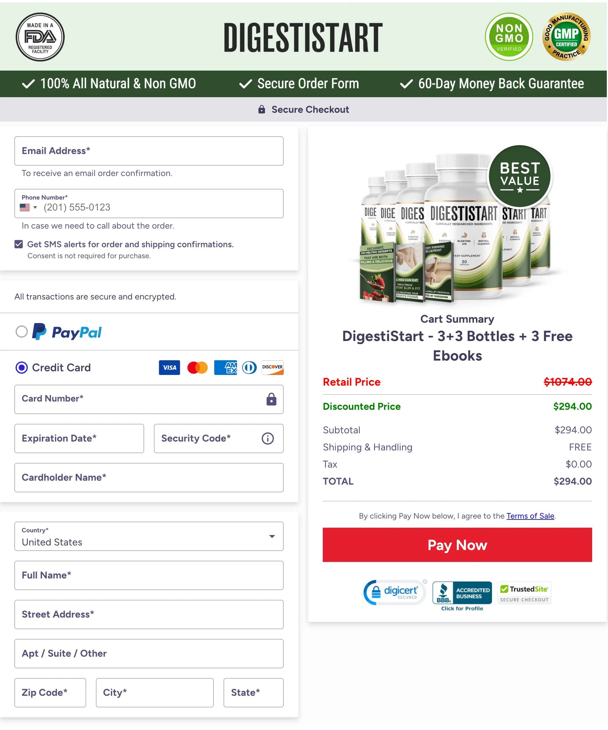 1 Day DigestiStart Offer