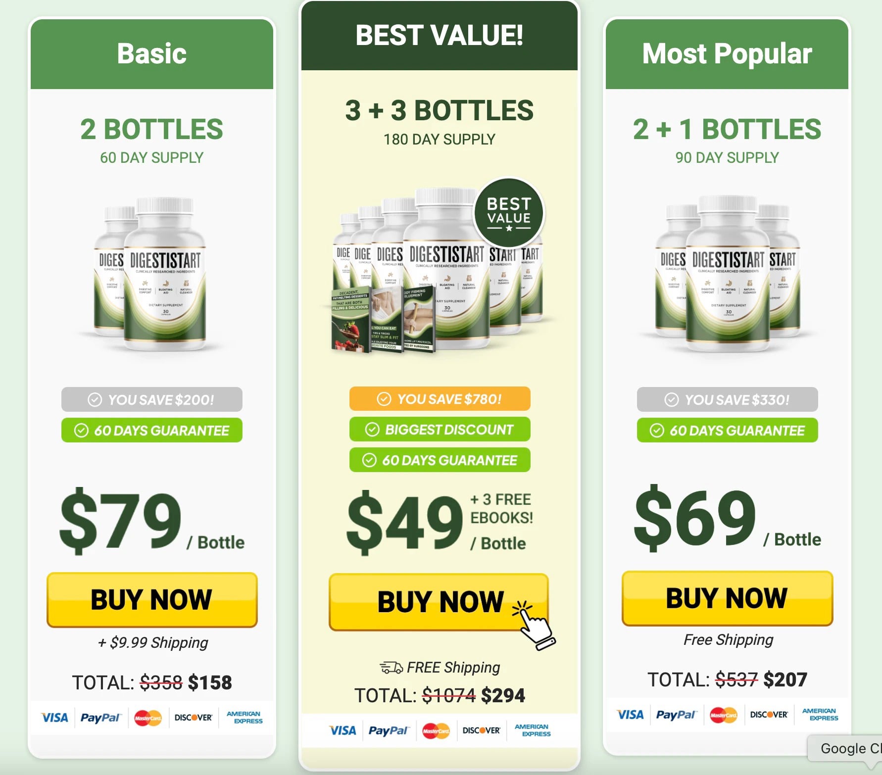 3 Days DigestiStart Offer